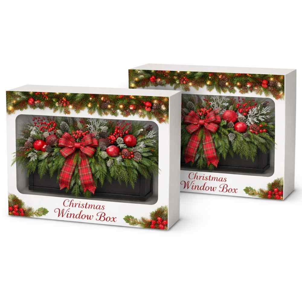 Christmas Window Boxes