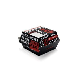 Black Burger Packaging