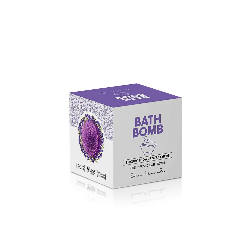 Custom Printed bath bomb packaging